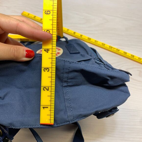 Fjallraven Kanken Mini Backpack Blue 10x8\